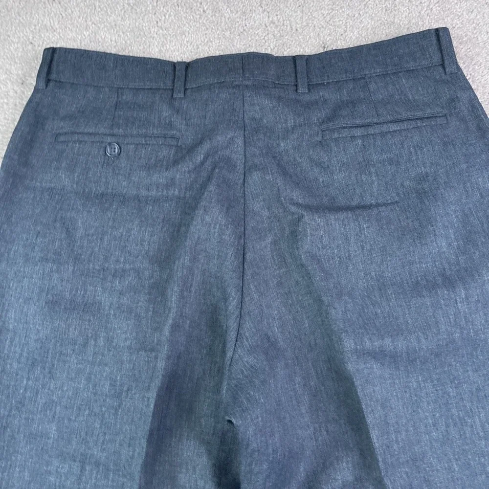Vintage Levis Pants Mens 36x30 Blue Action Slacks Polyester Trousers Made in USA